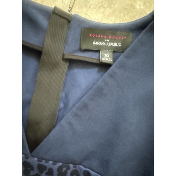 Roland Mouret X Banana Republic 10 Sheath Structured Multi Pattern Dress - Picture 2 of 7